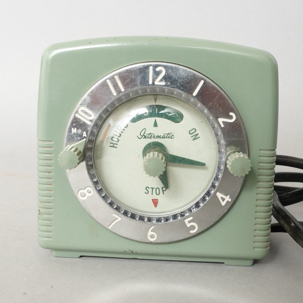 Vintage Intermatic Clock Timer Model A-401 Electric Clock Appliance Timer TESTED