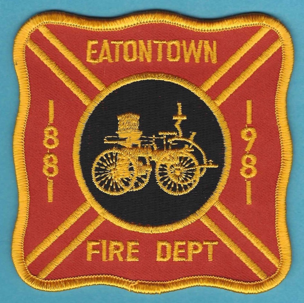 EATONTOWN NEW JERSEY FIRE RESCUE PATCH