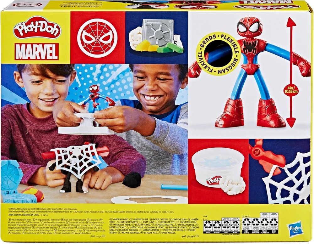Play-Doh Marvel Spider-Man Launch & Slice Battle Playset