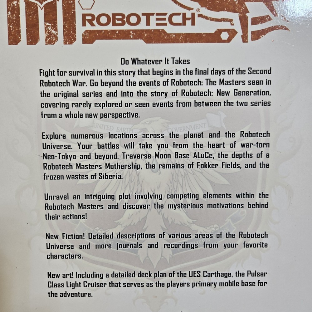 Robotech RPG - Hannibal Campaign