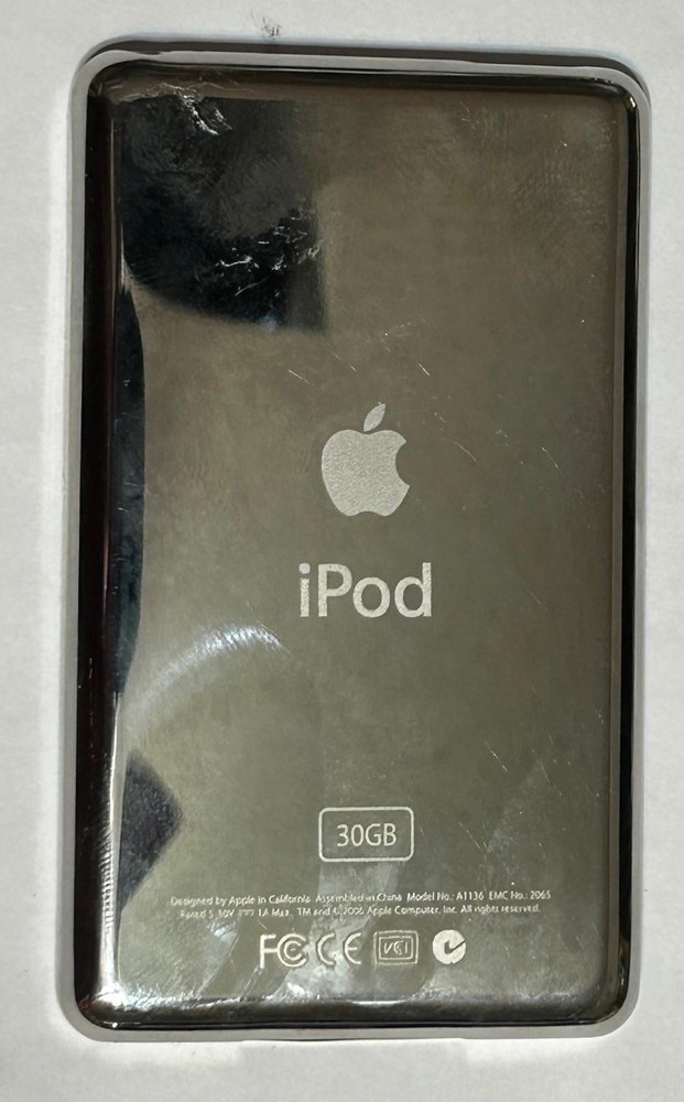 Back Cover Chrome Back Panel for iPod Classic 5th / 6th/7th Generation (thin)