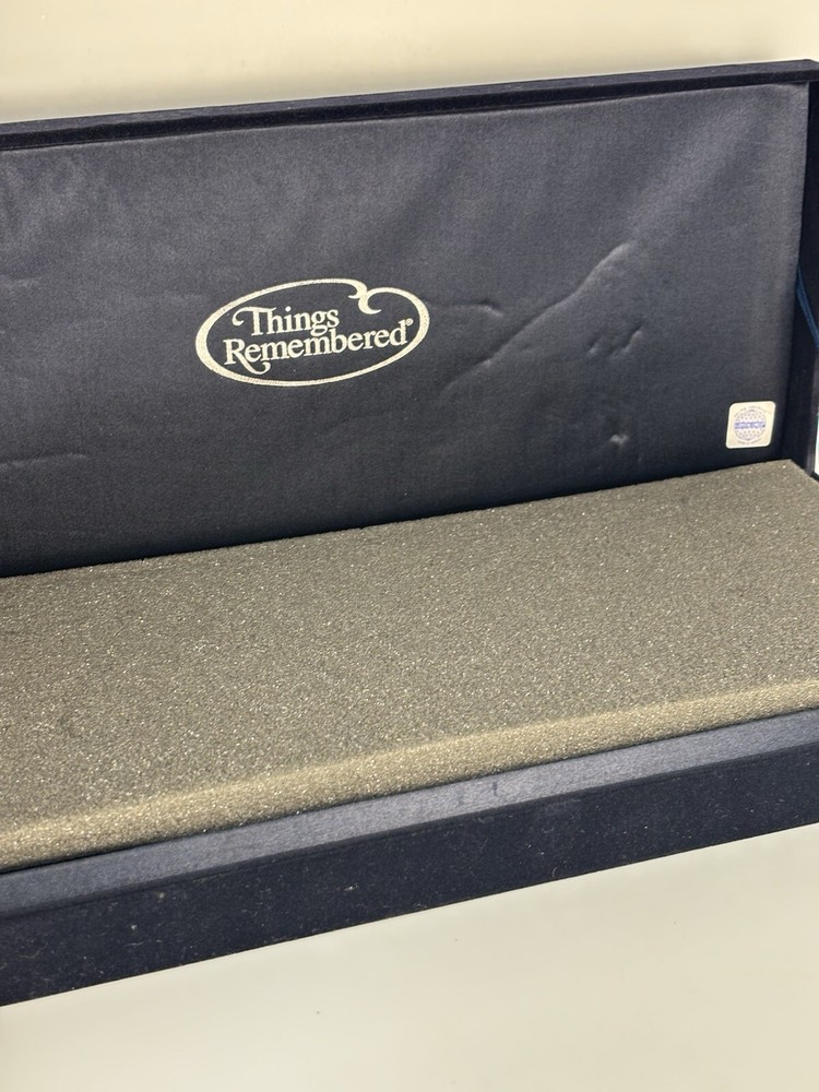 Things Remembered Crystal Handled Wedding Cake Serving Set