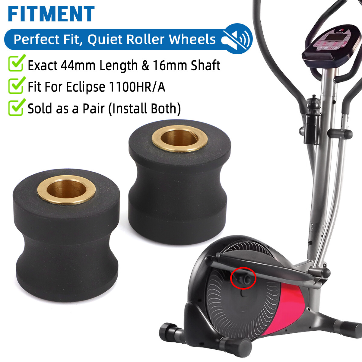 1 Pair Roller Wheels For Eclipse 1100HR/A Elliptical Exercise Machine 1100hr
