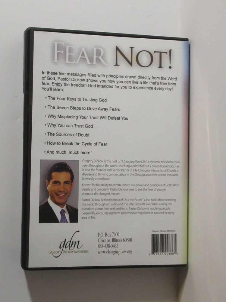 Gregory Dickow - Fear Not! - 5 CD Audio Series