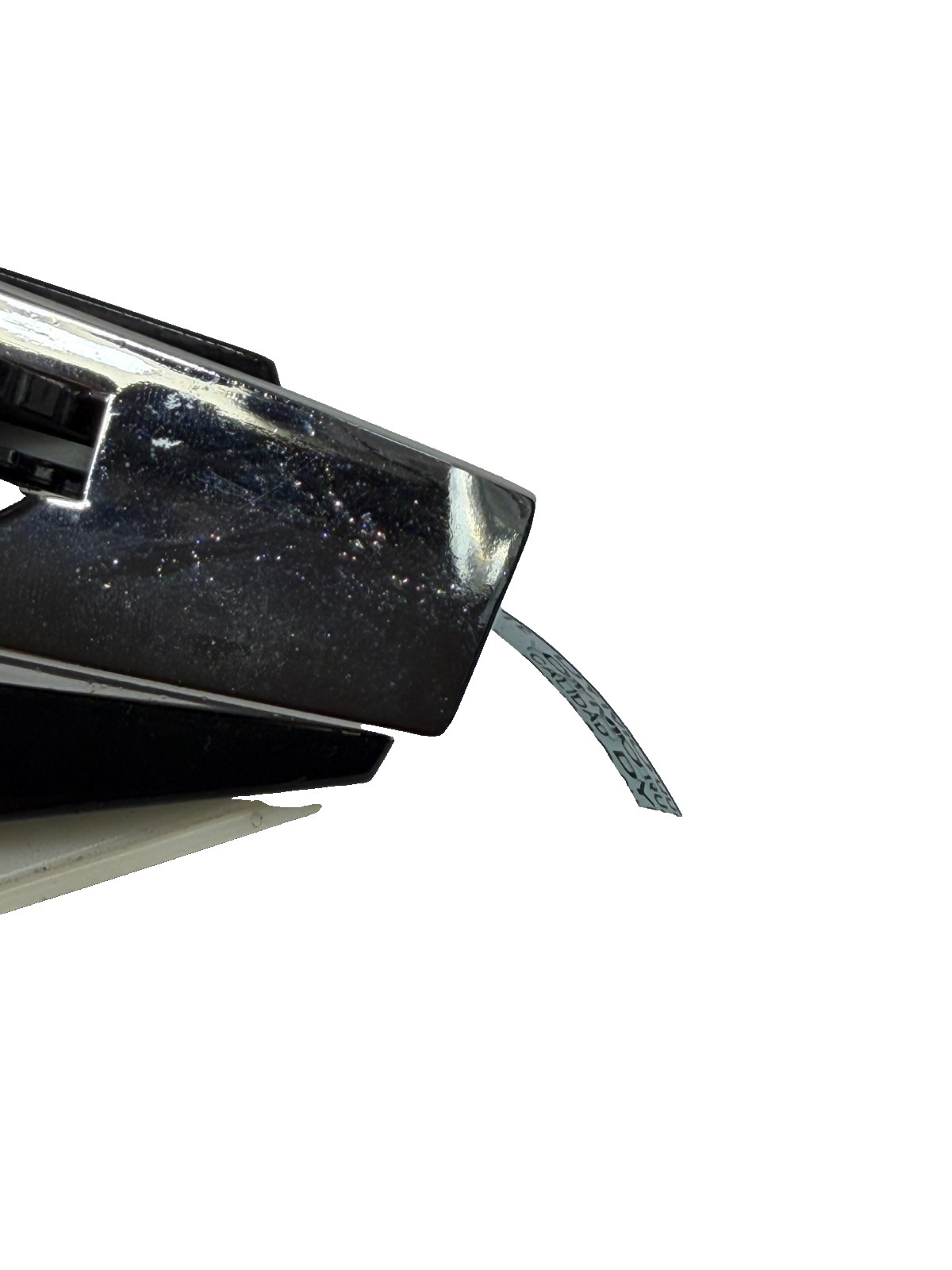 Vintage DYMO 1550 Handheld Label Maker Chrome/Black Extra Tape Tested!!