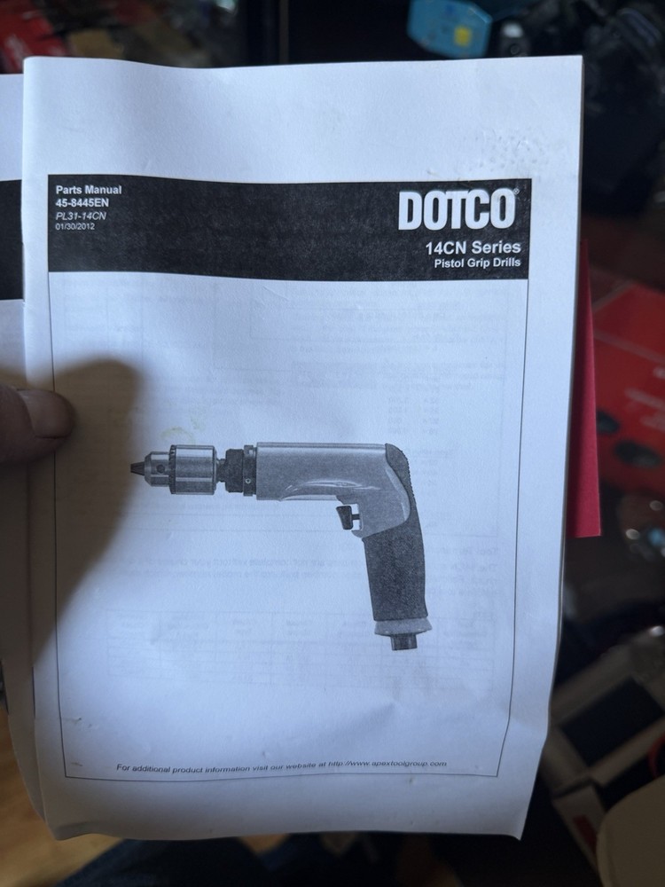 Dotco 14cn Series Pistol Series