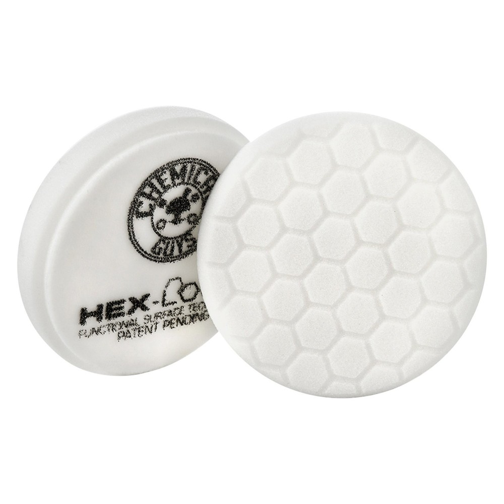 Hex-Logic 6-1/2" Foam White Light-Medium Hook-and-Loop Polishing Pad