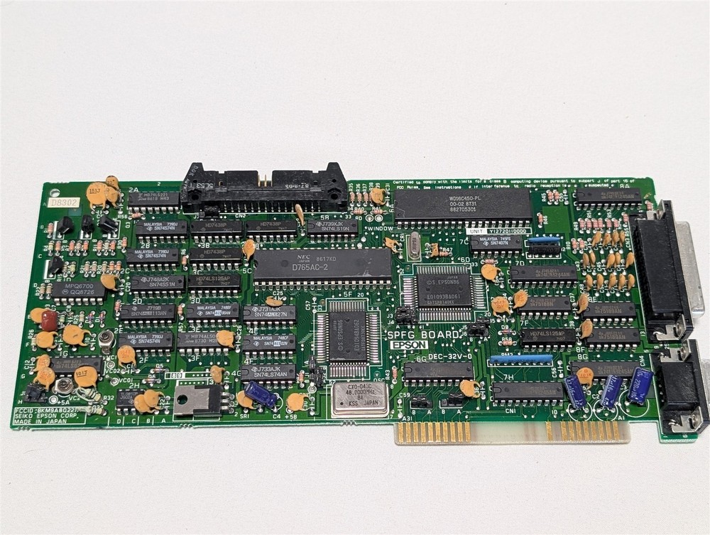 Epson DEC-32V-0 SPFG Floppy Disk Controller (FDC) Board - RARE