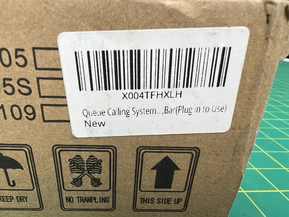 Queue Calling System 4-Digit Wireless Display w/ Keypad Restaurant Pager