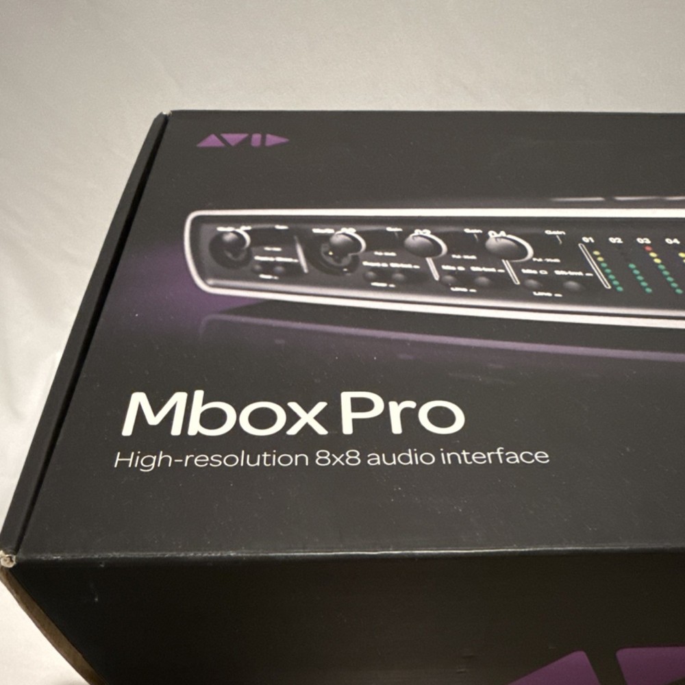 Avid Mbox Pro - High Resolution 8x8 Audio Interface, Never Used