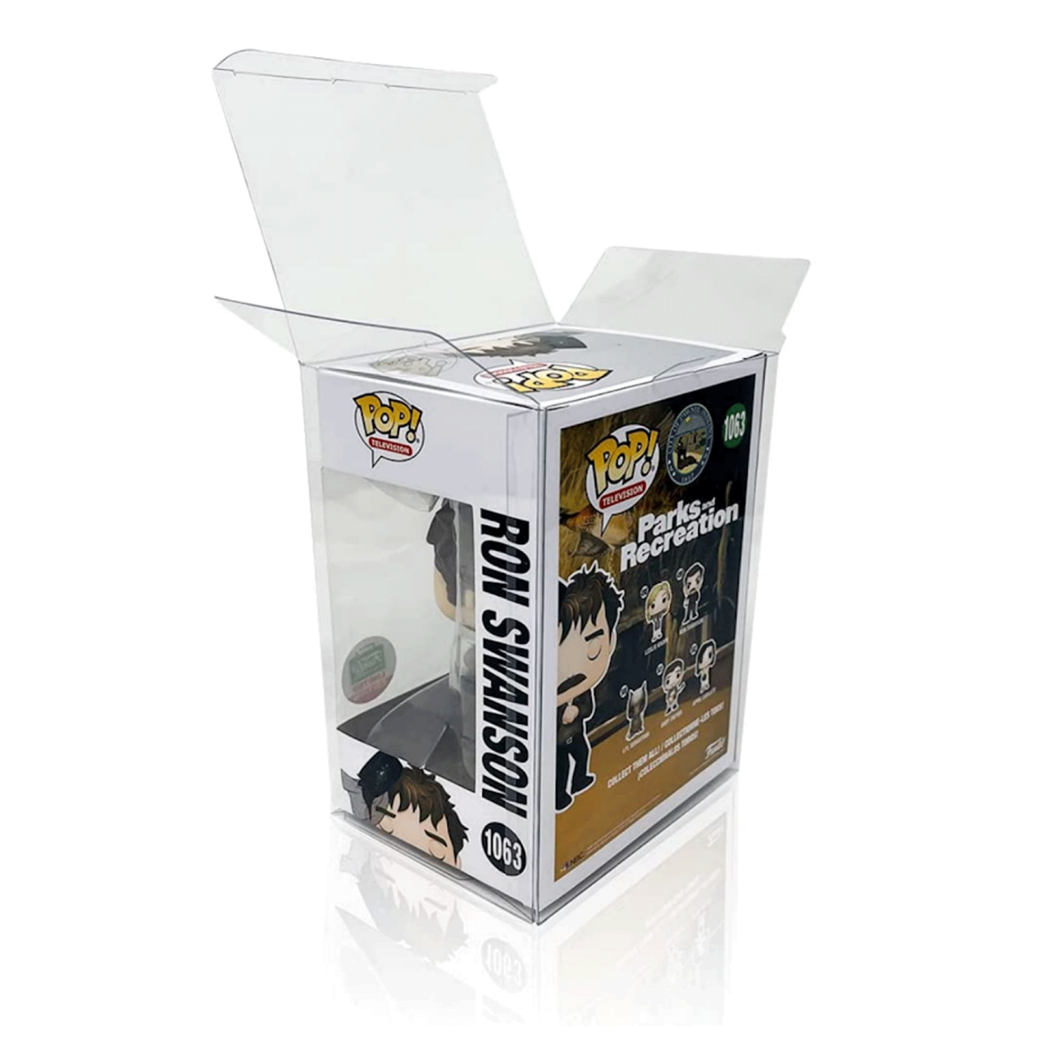 Lot 5 20 50 100 Pop Protector Cases (0.4mm) for 4" Funko POP! Vinyl Figures Box