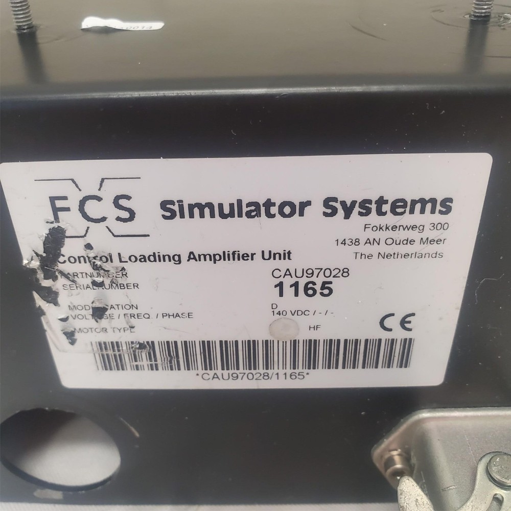 FCS Simulator Systems 1165 Control Loading Amplifier Unit