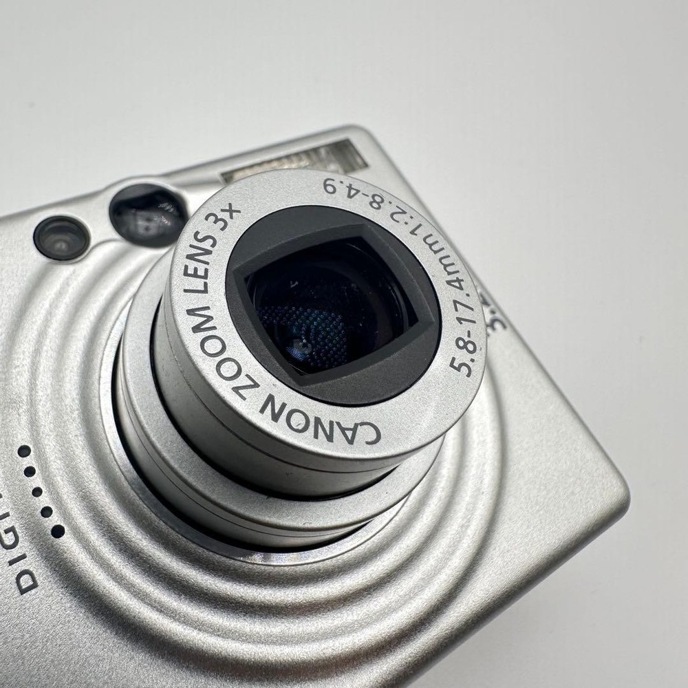 Canon IXY DIGITAL 40 Silver Compact Camera 3.2MP Optical Zoom Tested