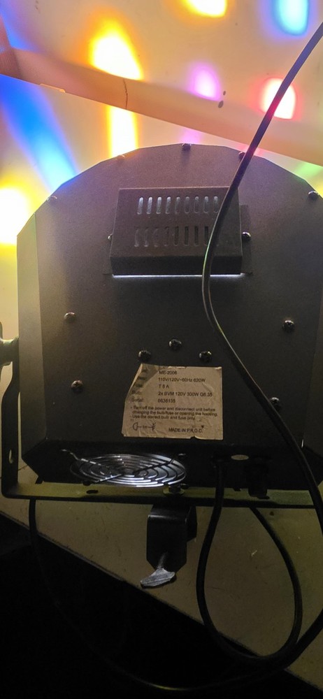 Mbt Model ME 2006 Moving Colored Light Show Strobe Adjustable Motion Control