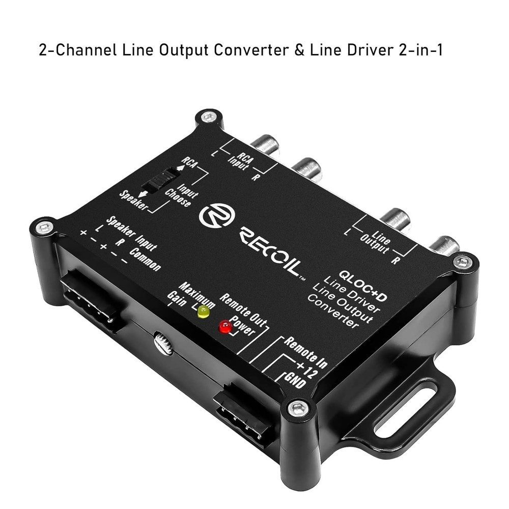 2-in-1 Line Output Converter Driver with Intelligent Auto Sense Functionality
