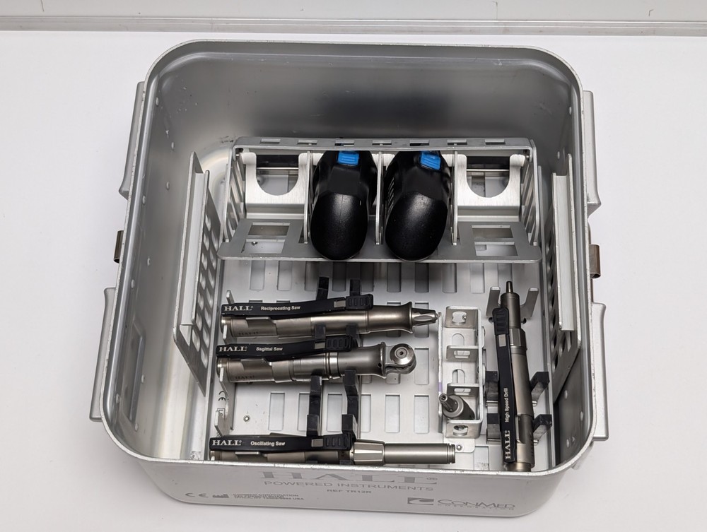 CONMED HALL PRO8003T Micro Free Drill & Saws Small Bone Set (USED).