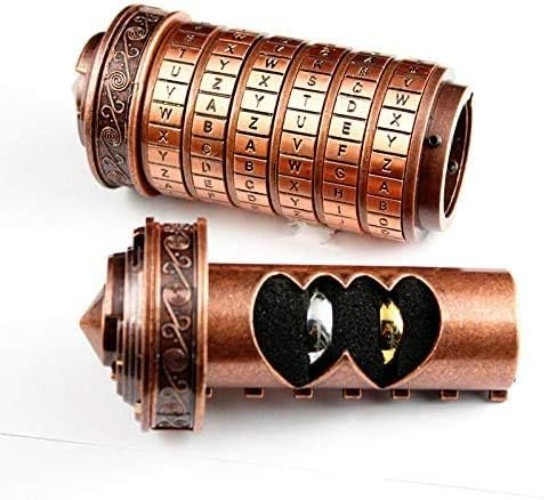Customizable Da Vinci Code Cryptex - Lovely Anniversary & Valentine's Present