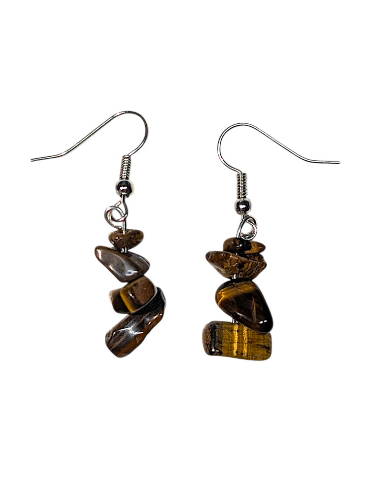Tiger Stone Earrings