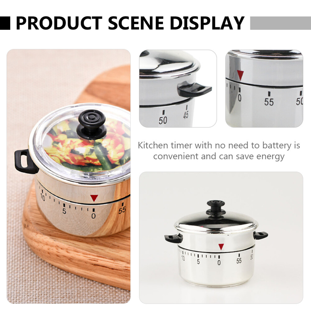 Mechanical Timer Cute Kitchen Timers Cooking Wind up Student Child