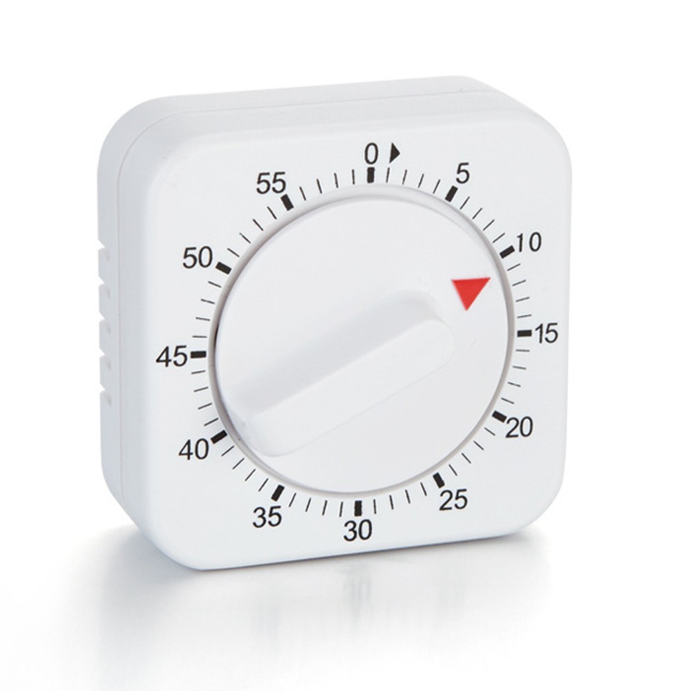 Mechanical Timer Game Count Down Counter 1Hr/60Min Alarm Kitchen Cooking Tool V