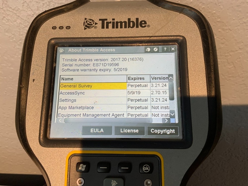 Trimble TSC3 with ACCESS 2017 GPS, ROBOTIC
