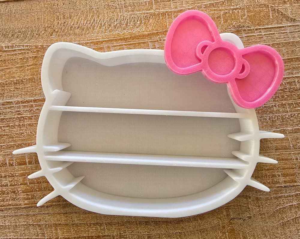 Hello Kitty Mini Shelf Display Stand with PINK Bow