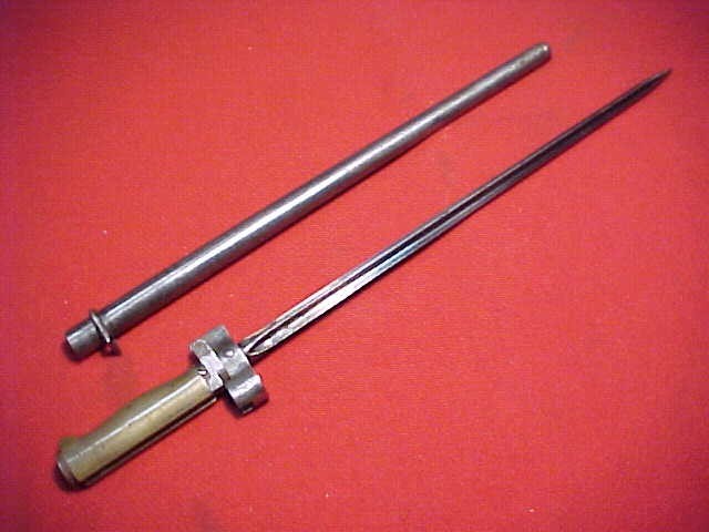 WWI FRENCH M1886/93/16/35 LEBEL RIFLE BAYONET ~ CRUCIFORM BLADE ~ ESTATE ITEM
