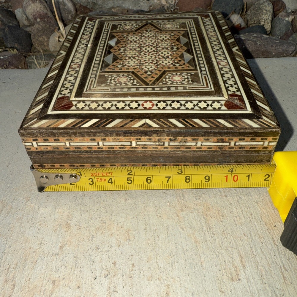 Middle Eastern Khatam Marquetry Inlay Box
