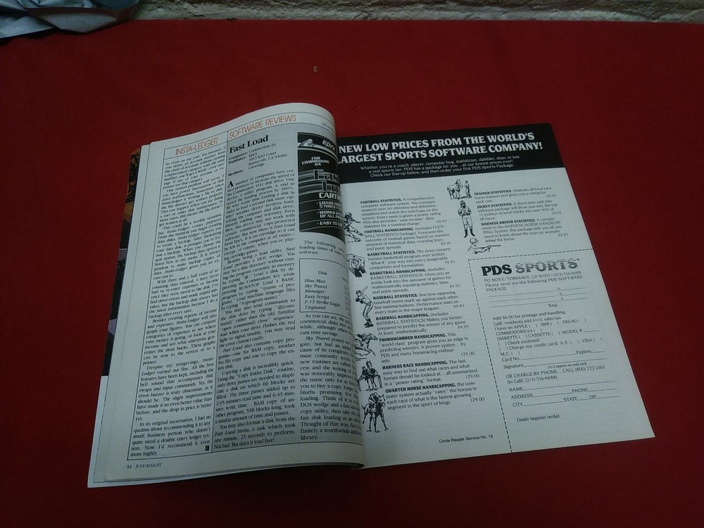 Vtg Commodore Microcomputers Magazine Augest 1985