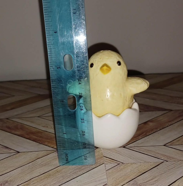 Chick & Egg Stacked Salt & Pepper Shaker Set Easter