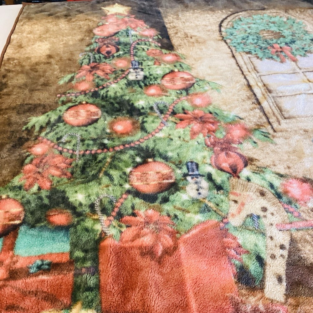 Throw Blanket Christmas Tree Star ,60x47 Soft