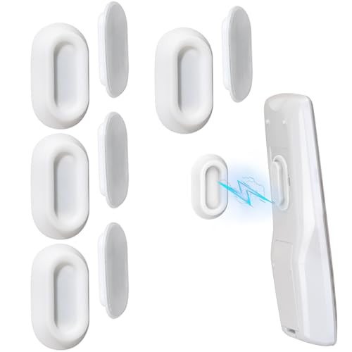 Magnetic Remote Control Holder Wall Mount 4 Pack Soft Silicone Remote Control