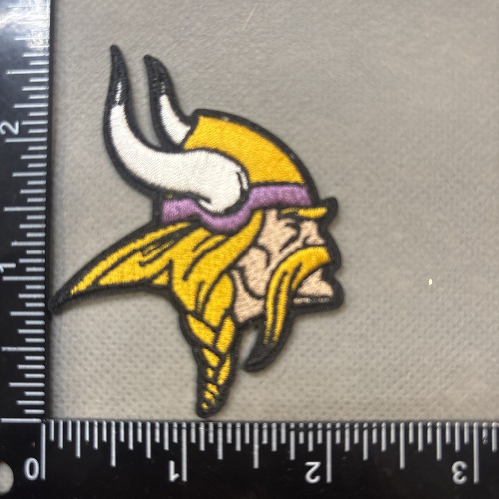 MINNESOTA VIKINGS IRON ON EMBROIDERED PATCH