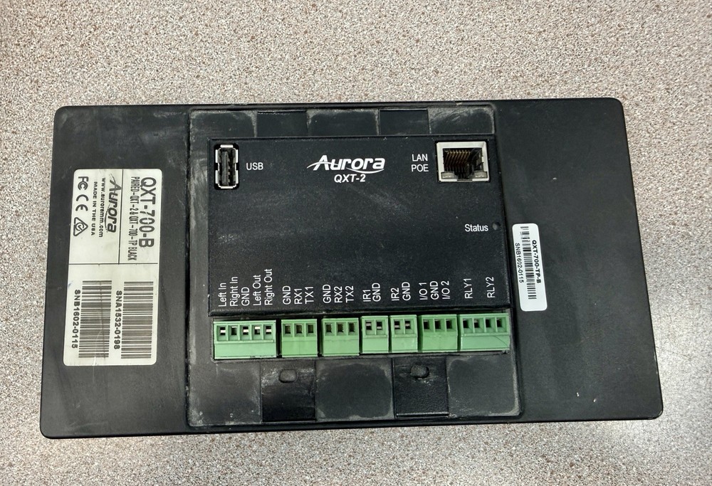 Aurora Multimedia QXT-700 Quad Core IP HD Touch Panel Control System