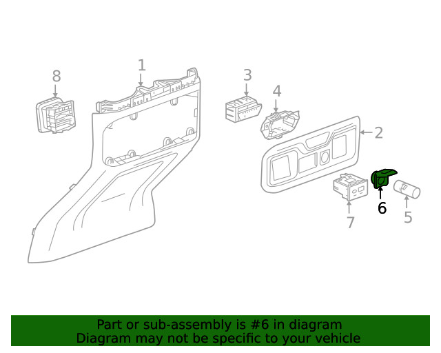 Genuine GM Power Outlet Cap 85628176