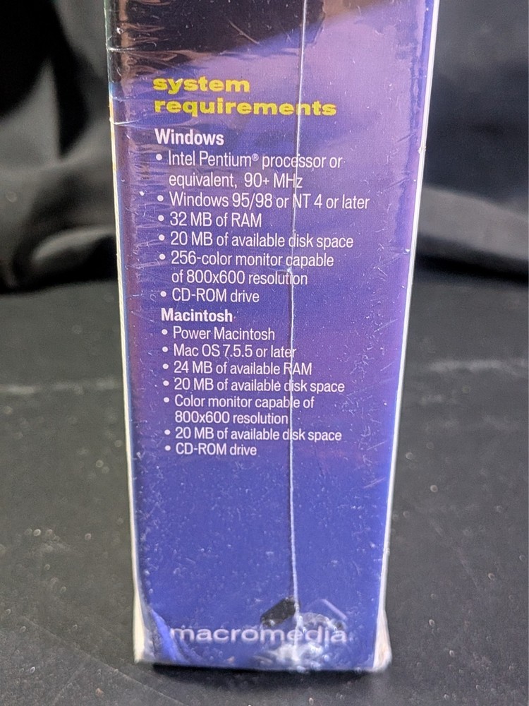 Macromedia (Adobe) Dreamweaver 2 Full Version for Mac Windows + Serial ©1998