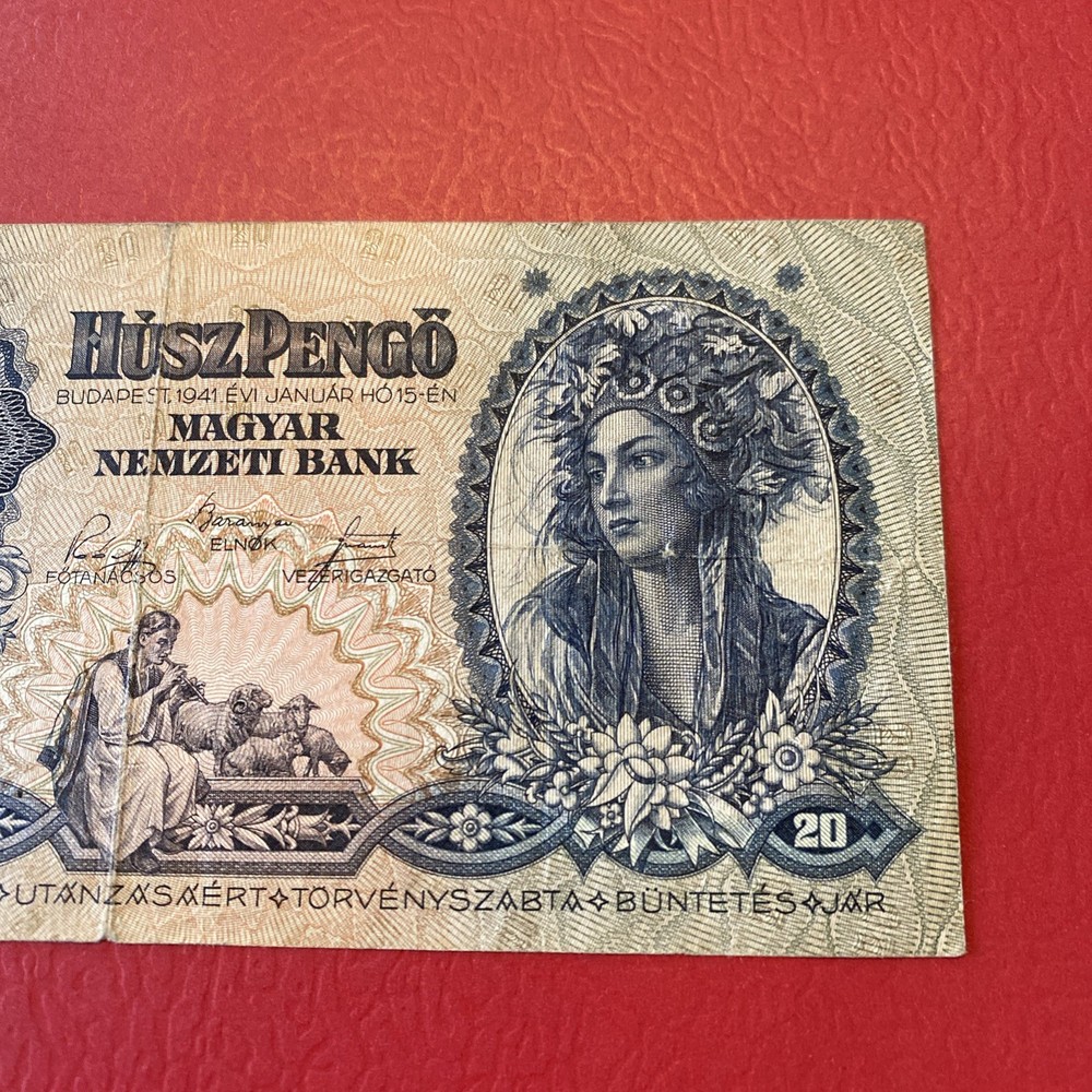 Hungary- 20 Pengo -1941