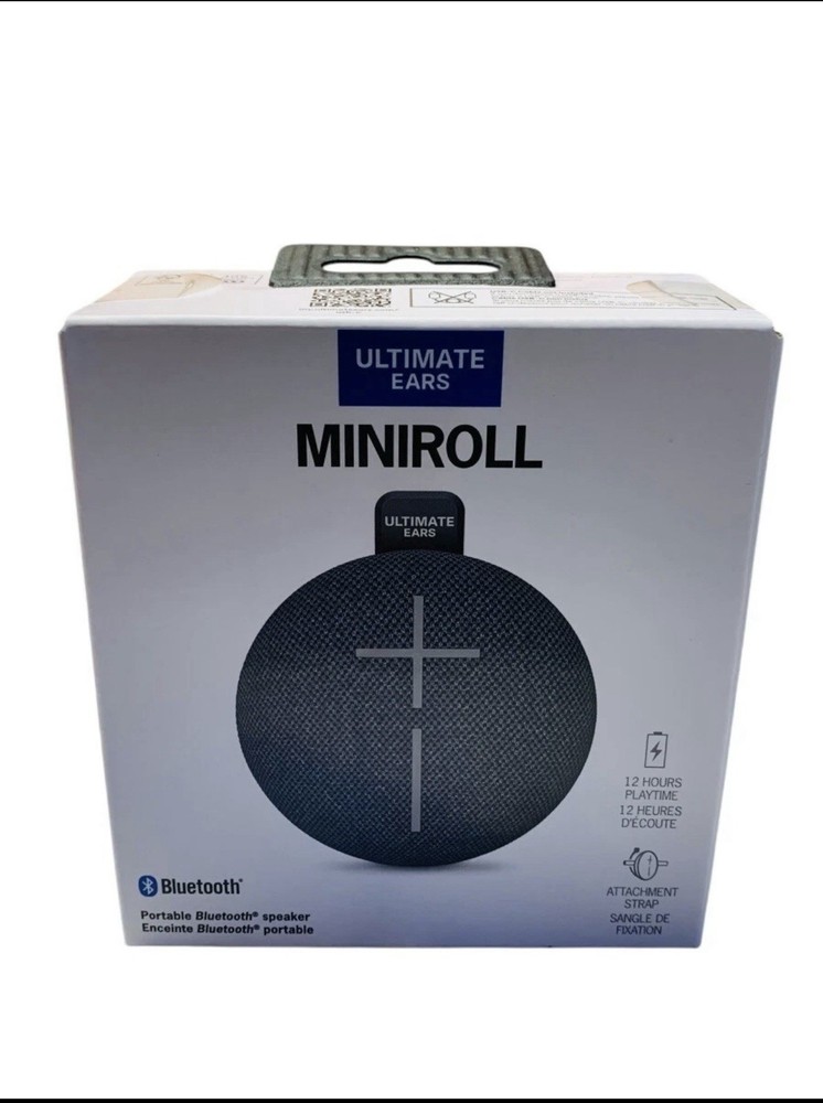 Ultimate Ears - MINIROLL Waterproof Bluetooth Speaker - Gentle Black