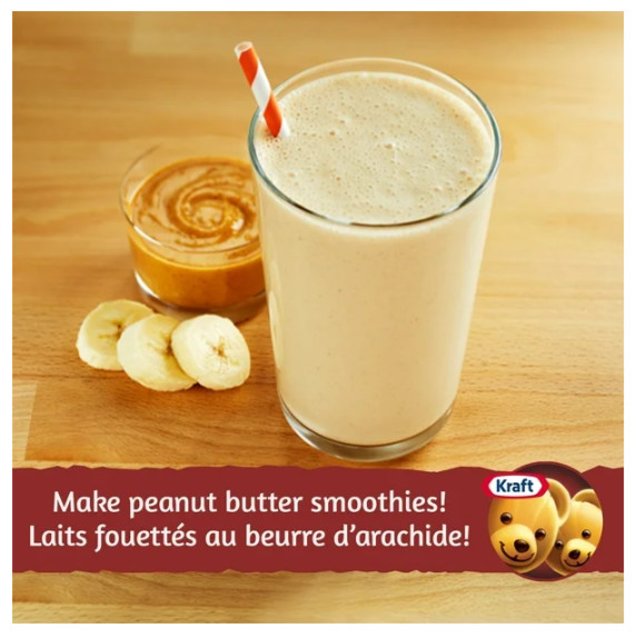 Kraft Only Peanuts All Natural Crunchy Peanut Butter, 750g (2 Pack)