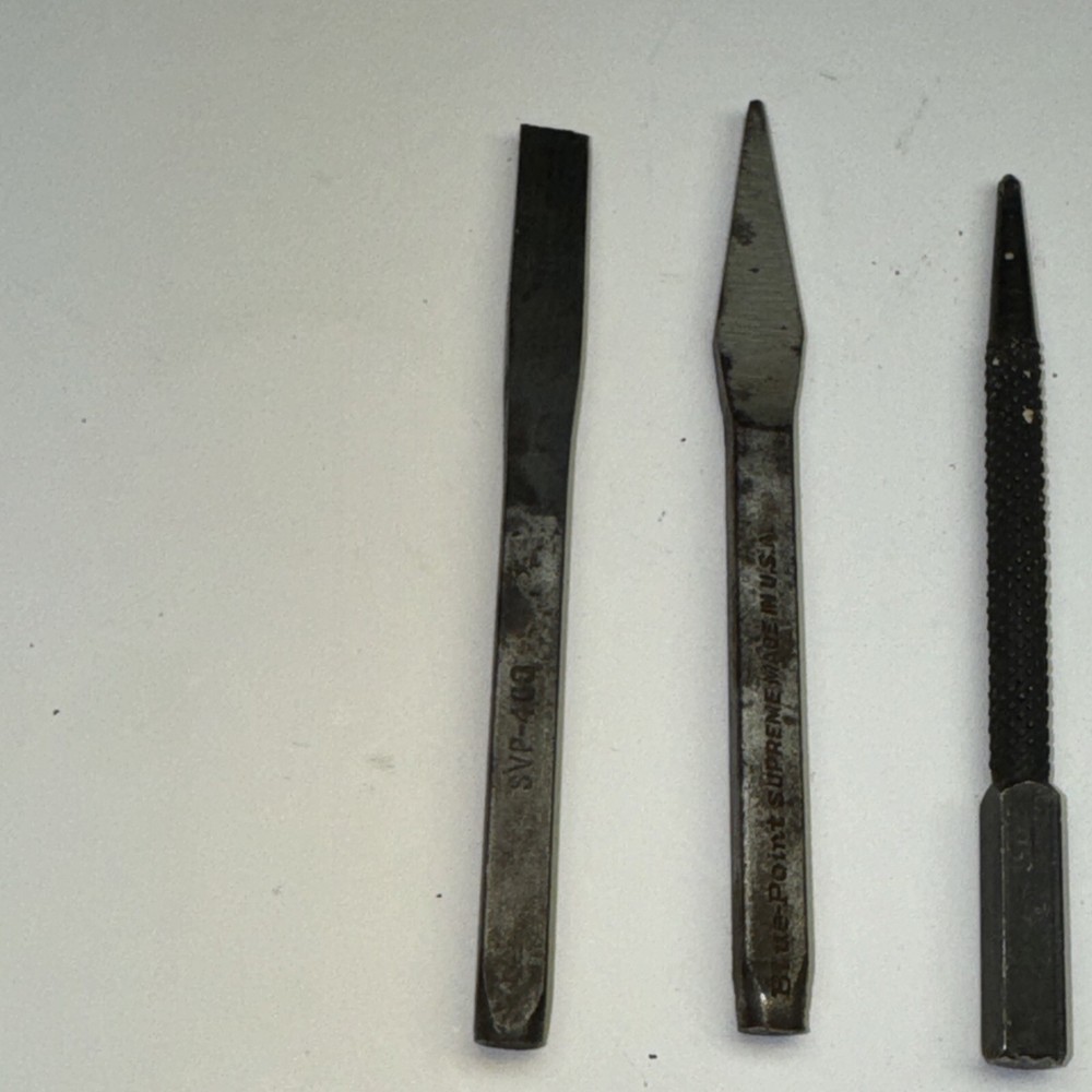 Vintage Blue Point 7 piece Punch & Chisel Set
