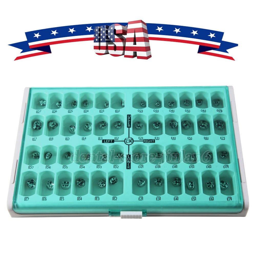 48 ASSORTED PRIMARY MOLAR STAINLESS STEEL CROWNS - COMPLETE KIT