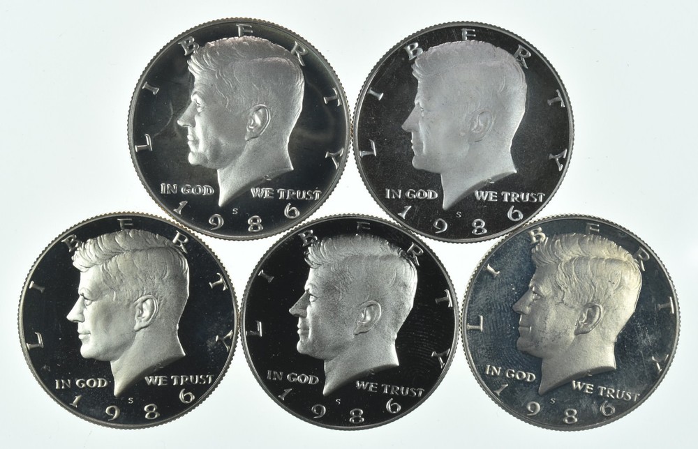 1986-S Kennedy Half Dollar CLAD Proof