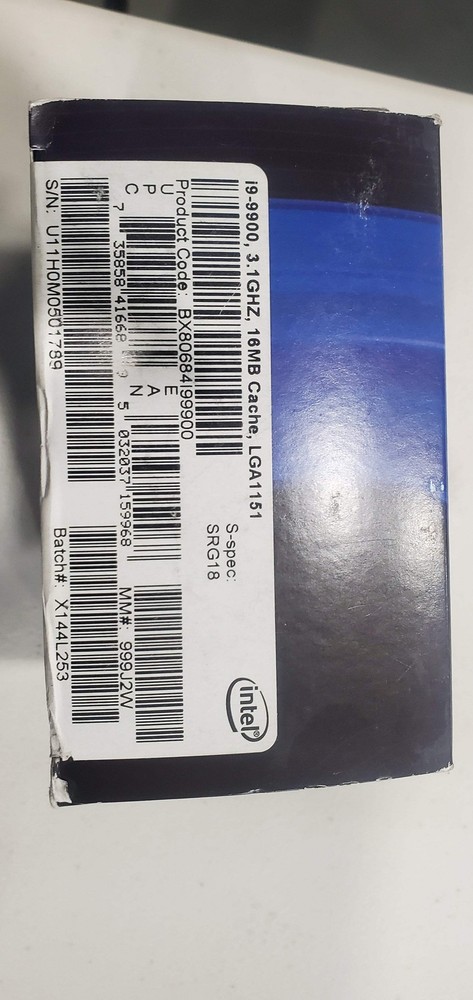 INTEL i9-9900 LGA1151