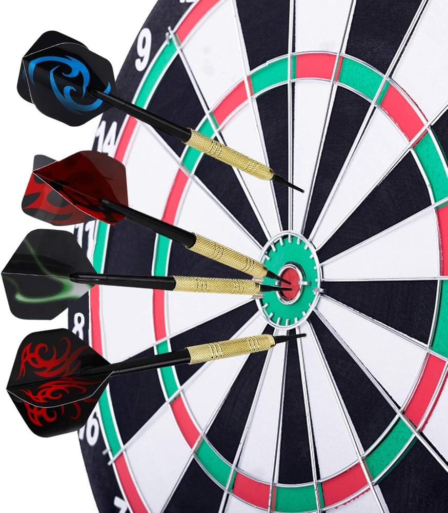 Colorful 12-Piece Soft Tip Dart Set with Replacement Tips for Fun Competitions