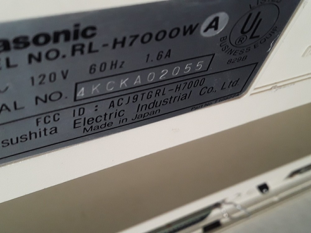 * WORKING 1982 Panasonic Sr. Partner RL-H7000W Portable IBM-PC Compatible System