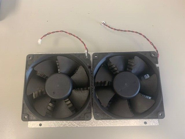 Powervar security plus external cooling fans