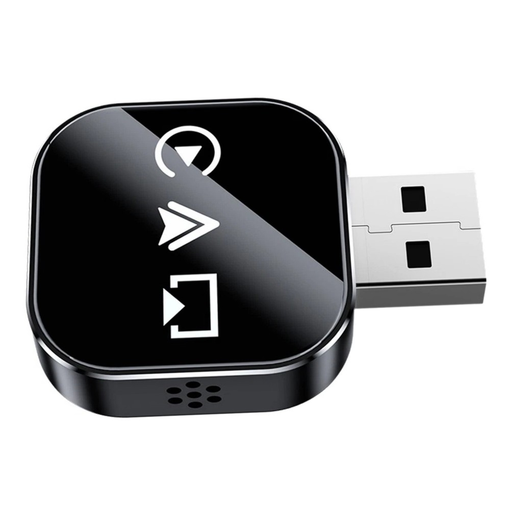Plug Play Wireless CarPlay Adapter 3-in-1 Dongle for iOS Android Auto Bluetooth