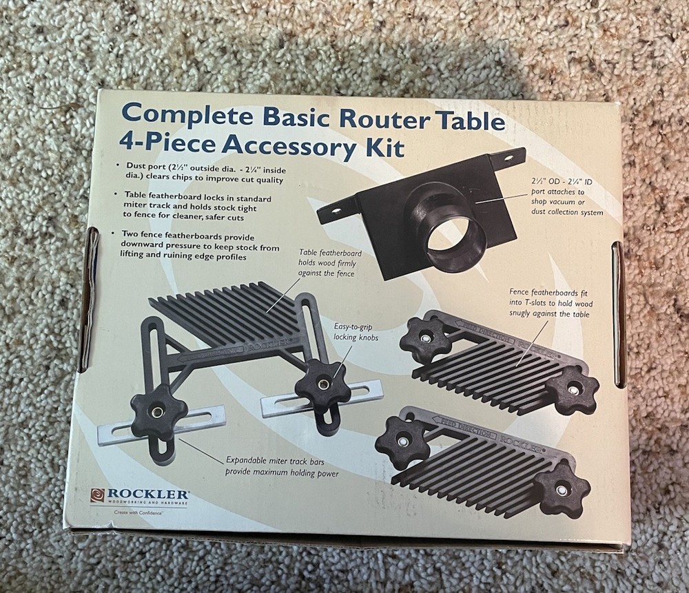 Rockler Complete Basic Router Table 4-Piece Accessory Kit