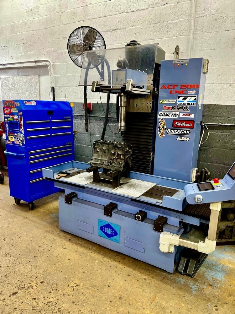 COMEC ACF 200.CNC CYLINDER BORING-RESURFACING MACHINE