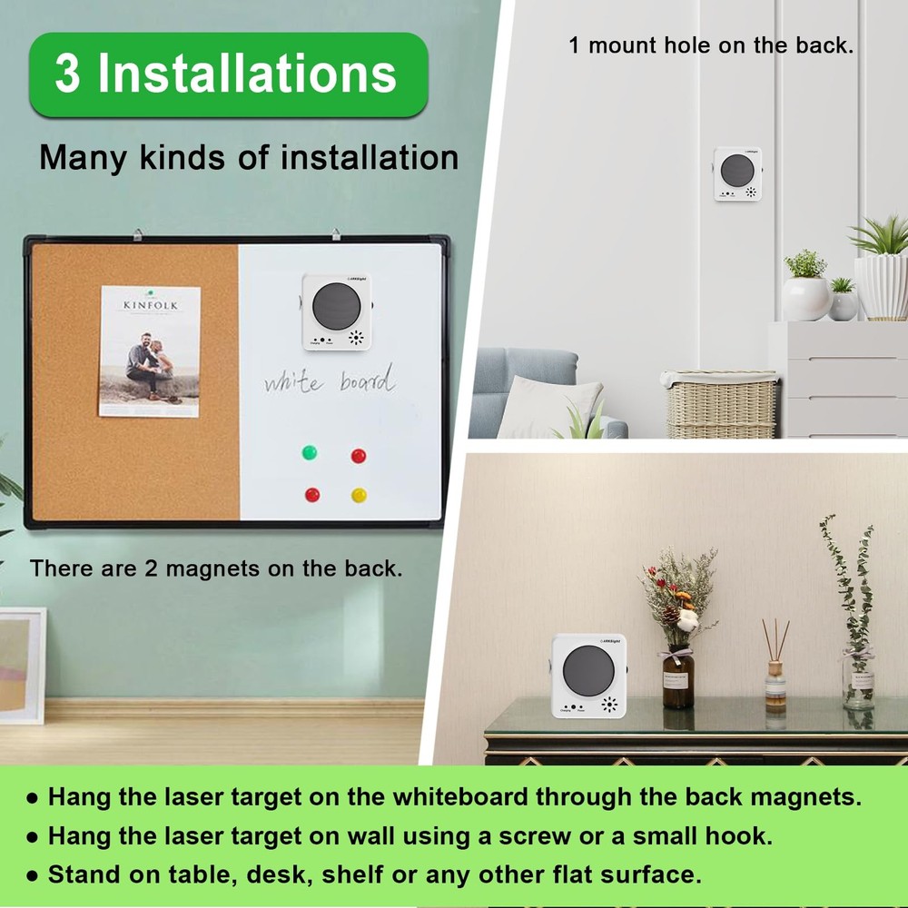 ARKSight Portable Dry Fire Laser Training System for 9mm Target Practice